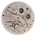Waltham Riverside 14-SIZE 19-JEWEL Antique Pocket Watch Movement, Runs. Fixed Price $60.00.