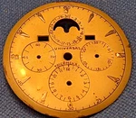 Universal Geneve Tri-compax Moon Phase Chronograph Dial Vintage. Fixed Price $475.00.
