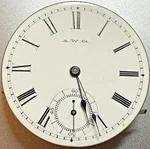 * 1886 14S Waltham Bond St 7J Hc Ls Pocket Watch Movement Runs M31. Fixed Price $29.99.