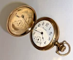 Vintage Crown Watch Co 7 J Y Gold Filled Hunter Case Pocket Parts S3/0. Fixed Price $173.13.