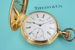 1920S Solid 18K Yellow Gold Tiffany & Co Pocket Watch New York Winds Runs W817. Fixed Price $17919.22.