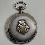 Longines Pocket Watch Swiss 15J CAL.18.50 S/N:4302712 C.1925/26 Silver & Gf 50MM. Fixed Price $259.00.