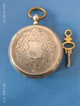 Qte Monnard Antique Silver 84 Key-wind Imperial Russia Po Ket Watch Working 47MM. Fixed Price $350.00.