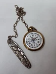 Vintage Arnex Pocket Watch Horse Motif With Solinger Knife. Fixed Price $170.00.