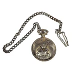 Edison Pocket Watch Quartz Eagle Motif Thailand Movement. Fixed Price $32.89.