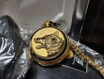 Timber Wolf Spirit Cry Of The Franklin Mint Pocket Watch B11YQ13. Fixed Price $79.95.