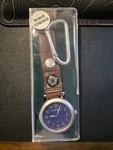 Timex Expedition Pocket Watch Silver Blue Dial Compass Carabiner. Fixed Price $80.00.