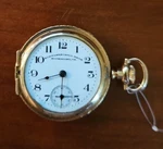 Restored 1890 Hampden Dueber Molly Stark Pocket Watch Schwarzchild Richmond. Fixed Price $160.00.