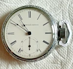 Elgin 1882 Pocket Watch 16S 11J 3M 92G S/n 954398 O/f. Fixed Price $125.75.