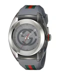 Gucci Sync Xxl Men's Gray Rubber Band Watch - YA137109 ($670 Msrp). Fixed Price $239.99.