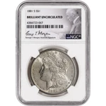 1881-S Us Morgan Silver Dollar $1 Ngc Brilliant Uncirculated. Fixed Price $98.50.