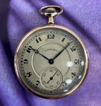 Vintage Hampton Pocket Watch Size 12 Model 700 15 Jewels Dueber Case Circa 1917. Fixed Price $300.00.