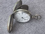 1887 Elgin Grade 13 Coin Silver 18S Full Hunter Pocket Watch Key Wind Repair. Fixed Price $298.50.