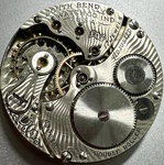 * 1910 16S South Bend Gr 212 17J Adj Hc Ps Pocket Watch Movt Pinwheel M39. Fixed Price $49.95.