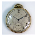 Waltham Gold Plated Pocket Watch Art Deco Runs. Fixed Price $175.00.
