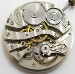 Pocket Watch Howard Keystone 12S Movement 17 Jewels 3 Adj. For Parts * Open Face. Fixed Price $95.00.