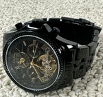 Andre Giroud Mens Watch Automatic Open Heart, Tachymeter, 10 Atm W/r New In Box. Fixed Price $145.00.
