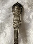 Antique Sterling Silver Lincoln Springfield Illinois Spoon 28. Fixed Price $78.00.