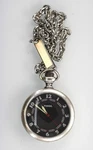 Fossil Men Watch Stainless Silver Wr Pocket Batt Gray 14 1/2 Chain Quartz. Fixed Price $44.95.