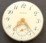 Antique 1912 Elgin 355 Pocket Watch Movement Parts/repair Fancy Hands 0S 15J Usa. Fixed Price $39.95.