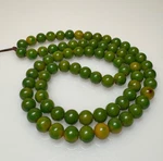 28.7 Grams Antique Bakelite Necklace Beads Marbled.. Fixed Price $200.00.
