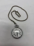 Pocket Watch Antimagnetic Manual Wind Silver Tone Works Great Fast Shipping. Fixed Price $19.99.