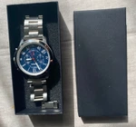 Fossil Grant Watch FS4844 Mens Chronograph 44MM Case Blue Dial Bracelet Quartz. Fixed Price $90.00.
