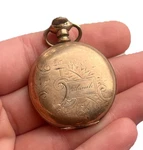 Antique Dueber Canton Pocket Watch 2 Plates Of 10K Case Only. Fixed Price $215.00.