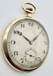 Rolex Circa 1926 9K Solid Gold Rare Engine Turn Dial Open Face Pocket Watch 44MM. Fixed Price $1998.90.