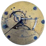 Antique 18S 1895 Hampden 7 Jewels Mechanical Hunter Pocket Watch Movement Usa. Fixed Price $33.90.