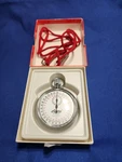 Aristo Stopwatch W/lanyard Nmtin Orig. Box Apollo Model. Fixed Price $29.99.
