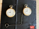 Vintage Pocket Watch Designer Majestine 17 Jewels. Both For $35. Fixed Price $35.00.