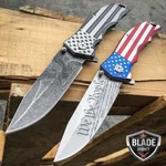 Mtech Usa American Flag Spring Open Assisted Folding Pocket Knife Army Patriotic. Fixed Price $18.95.
