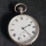 Antique Solid Silver Gents Dennison 7 Jewels Pocket Watch W/o 1924 REF4396. Fixed Price $109.90.