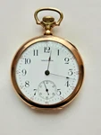 Antique Waltham Pocket Watch 15 Jewels Roman Numerals-works. Fixed Price $320.00.
