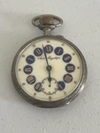 Remontoir Ancre Train Silver Pocket Watch Rubies 1890-1915 Era Read. Fixed Price $229.99.