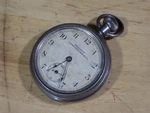 Antique Liberty Connecticut Watch Co. Back Wind & Set Pocket Runs Dial Up. Fixed Price $50.00.