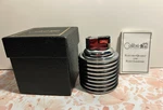 Vintage Colibri Electro-quartz Table Lighter W/box/paper Round Silvertone/black. Fixed Price $39.99.