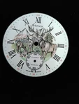Eaglestar -arnex Enamel Pocket Watch Dial For Ut- 6498 Movement 37.5 Mm. Fixed Price $58.72.