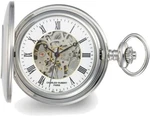 Charles Hubert Stainless Hunter Case W/ Shield Skeleton Pocket Watch XWA6108. Fixed Price $248.95.
