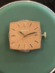 Running Caravelle 11DP Watch Movement With Nice Dial Stem And Crown 7J. Fixed Price $40.00.