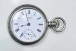 New York Standard Pocket Watch Silverine Case Early 1900. Fixed Price $180.00.