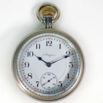 Elgin 21J Railroad Grade, Gold Settings, Swing-out Case, Runs!!!. Fixed Price $242.50.
