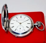 Working Antique Stewart Dawson Sterling Silver Pocket Watch Liverpool & London. Fixed Price $1424.05.