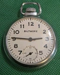 Ingraham Biltmore Pocket Watch C125. Fixed Price $20.00.