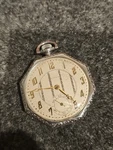 Vintage Banner Iwc Co Octagonal Pocket Watch - For Parts / Repair 43MM. Fixed Price $99.95.