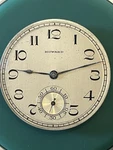 Running E. Howard 10S Series 12 Pocket Watch Movement 17J With Great Dial. Fixed Price $180.00.