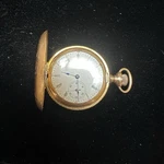 Antique Elgin Pocket Watch Gold Filled Hunter Case Etched Lady's Runs. Fixed Price $225.00.