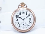 1921 Hamilton 972 16S Railroad Grade 17J 5 Adj 20YR Gf Pocket Watch - Runs Well. Fixed Price $293.69.