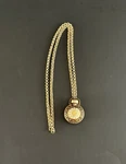 Avon Golden Moments Pocket Watch Perfume Bottle Pendant Tone 32 Chain. Fixed Price $14.99.